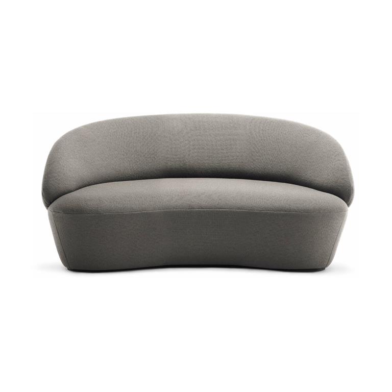 Canapé 2 places tissu beige Naïve - Emko
