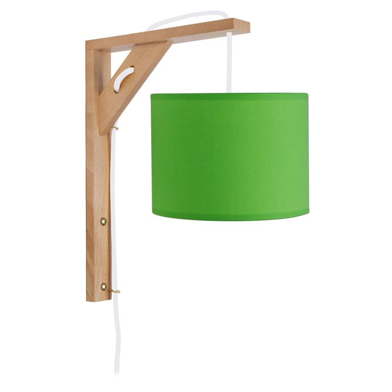 Applique tissu vert 30  cm