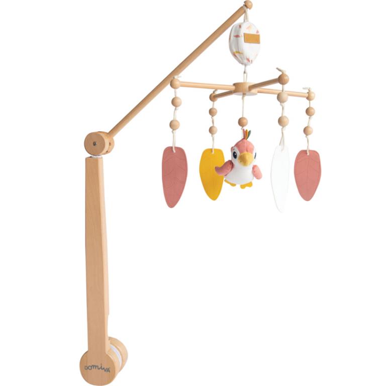 Mobile musical perroquet