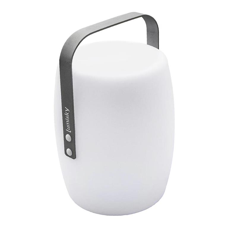 Lanterne sans fil LED Polyéthylène Blanc H31CM