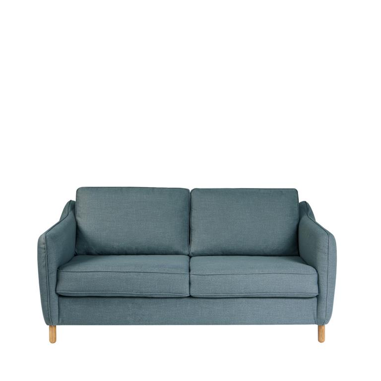 Le canapé convertible Vornay a l'art de cumuler les bons points ! Un revêtement en tissu (100% polyester) de bonne qualité, une assise ferme et moelleuse, et un lit 2 places qui ...