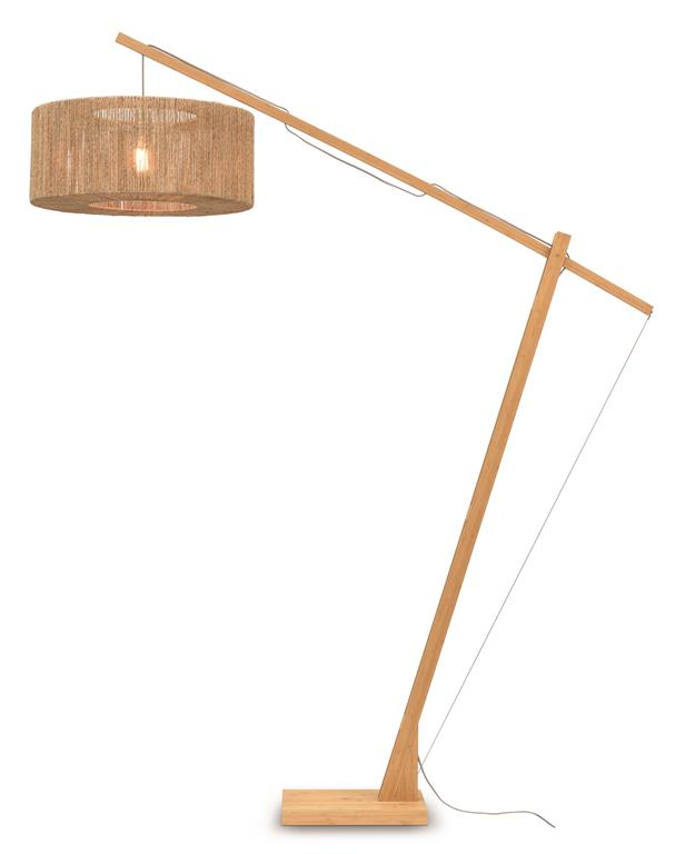 Lampadaire bambou/jute H207cm