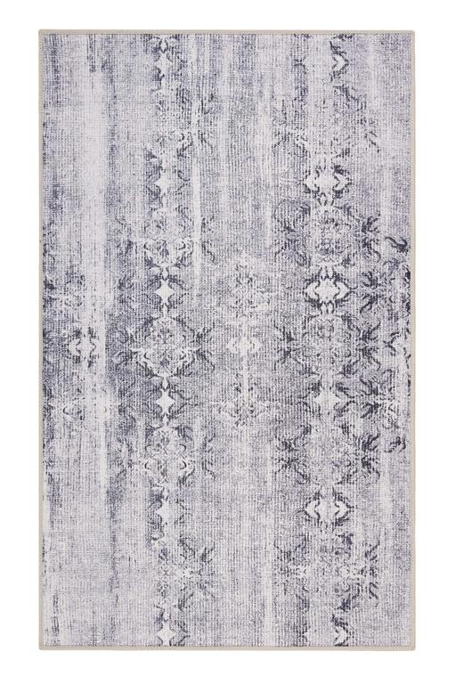 Tapis de bain vintage tons de gris 80x150