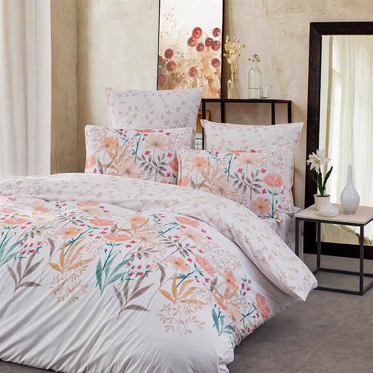 Housse de couette en percale de coton 200x200 cm
