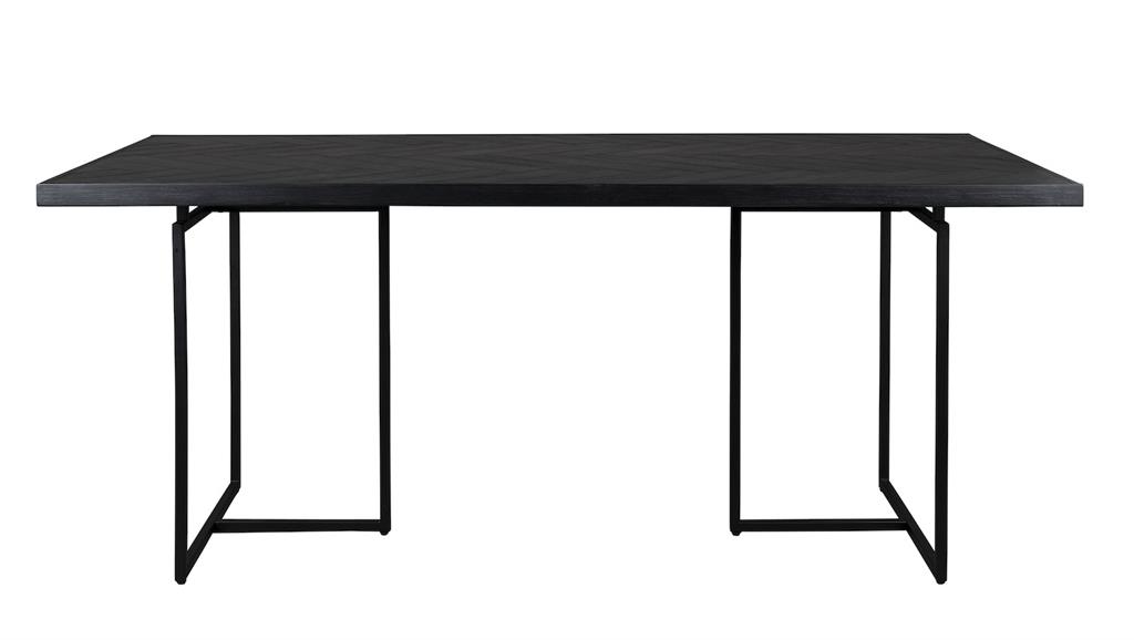 Table design en bois noir