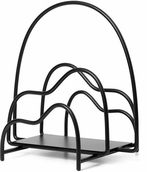 Porte-revue noir Lithos - Ferm Living