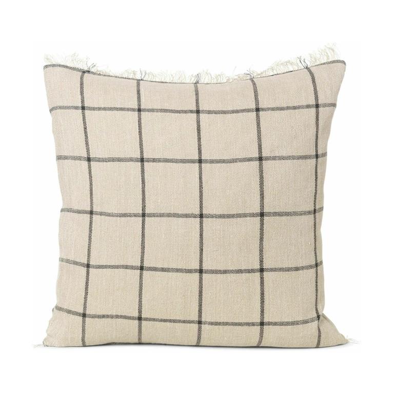 Coussin avec motif à carreaux Calm - Ferm Living