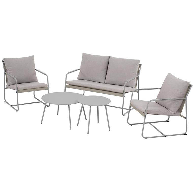 Découvrez le salon de jardin PANTONE de la collection PANTONE x BEAU RIVAGE®, un mariage parfait entre esthétisme contemporaine et design. La structure en acier peint, d'un élégant gris glacier, ...