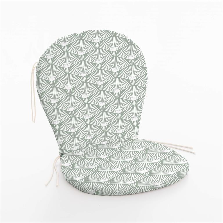 Coussin pour chaise d'extérieur Bleu 90x48x5