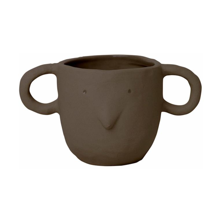 Pot décoratif marron S Mus Plant Pot  - Ferm Living
