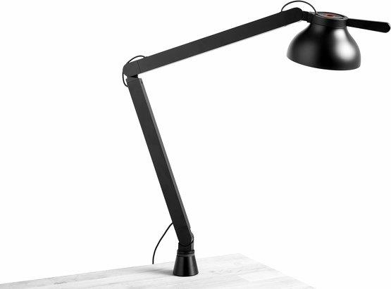 Lampe de bureau à fixer noire 14 x 42