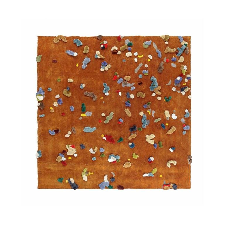 Tapis en lin marron 200cm Chaos - Emko