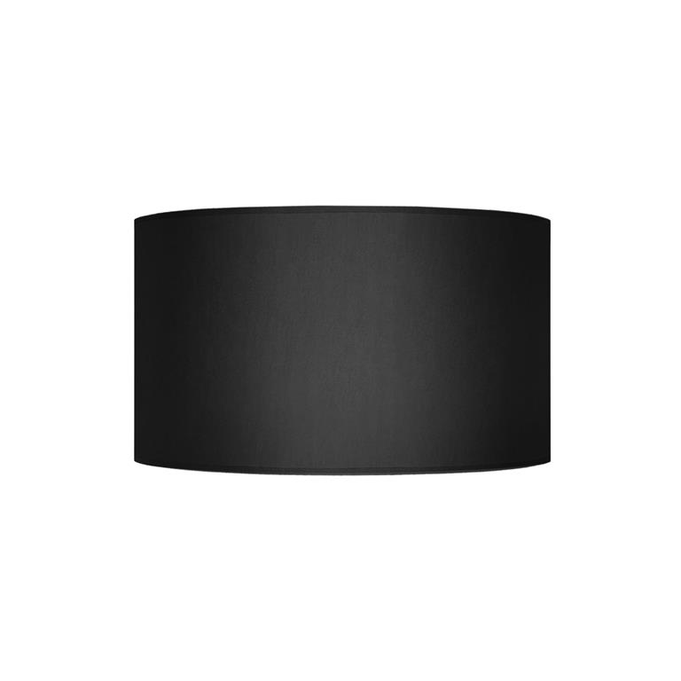 Abat-jour tissu noir