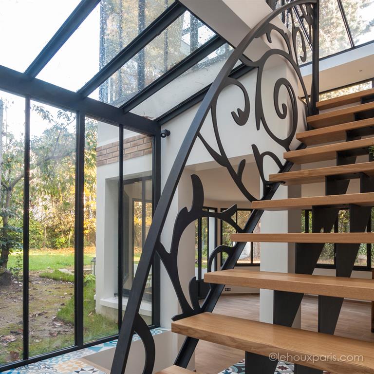 Escalier Design Metal Bois Paris
