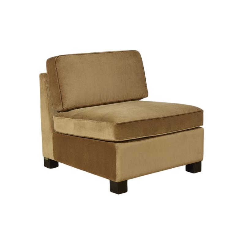 Banquette en velours style contemporain