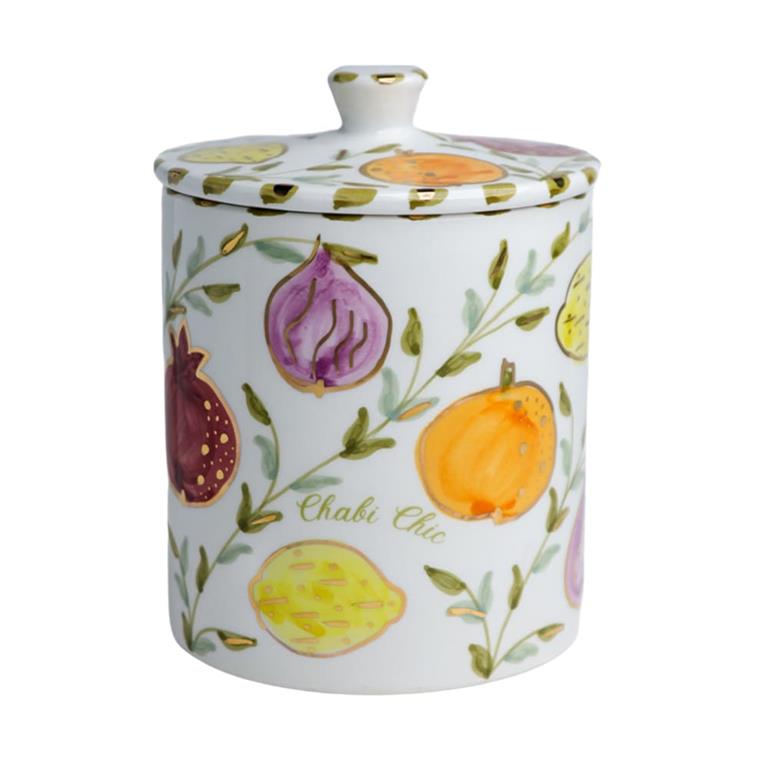 Boîte en céramique multicouleur