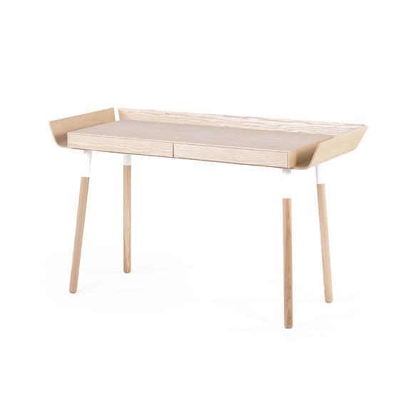 Bureau 2 tiroirs en bois My Writing Desk - Emko