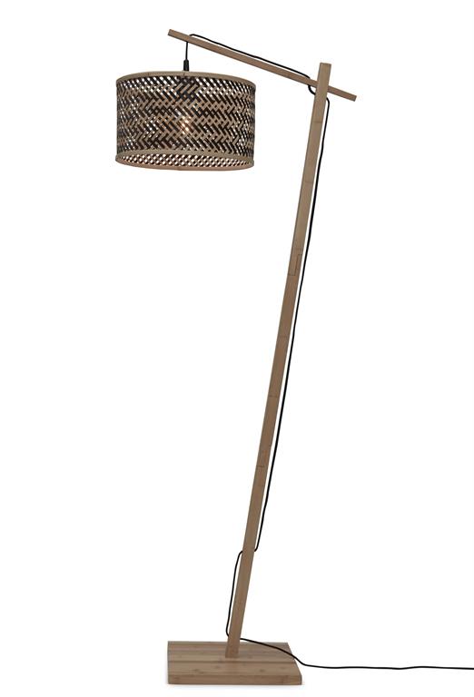 Lampadaire bambou brun Ø32cm