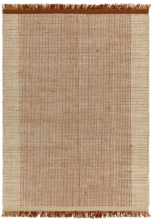 Tapis moderne en laine tissé main rouge 160x230 cm