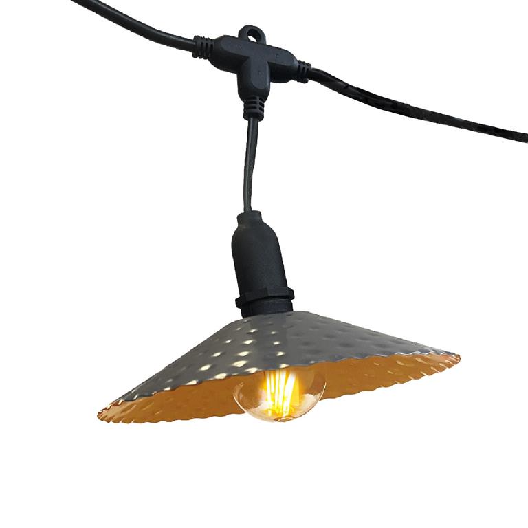 Guirlande lumineuse Acier Gris 6m