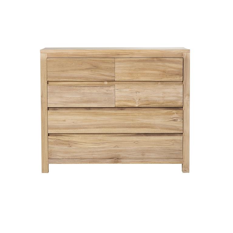 Commode en teck massif 120 cm