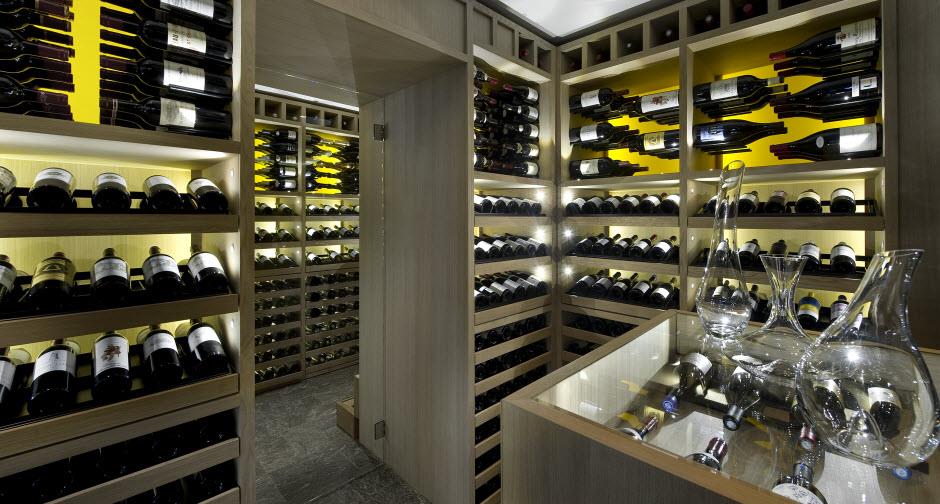 Cave sur mesure en chêne multi-températures