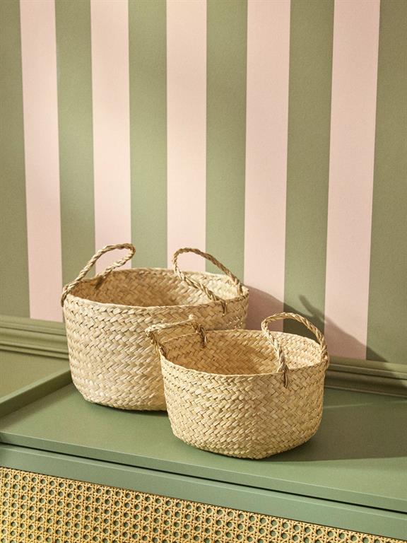 Panier en rotin par lot de 2