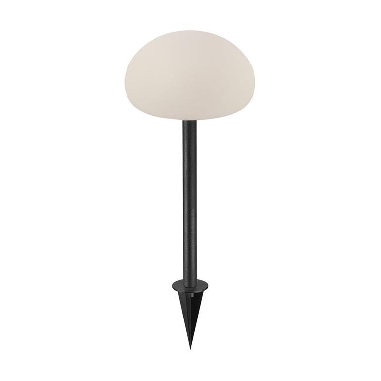 Lampadaire d'extérieur led à planter métal h51cm noir