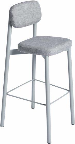 Chaise de bar gris 75 cm Résidence - Kann Design
