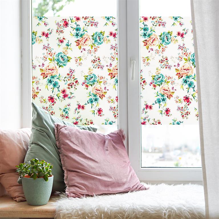 Film Occultant motif floral 40x100cm