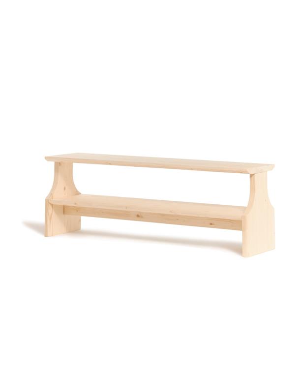 Banc en bois massif de pin