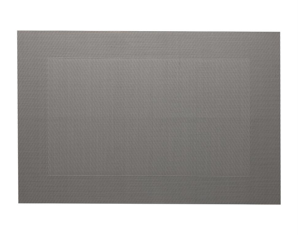 Lot de 2 sets de table 30x45 gris en pvc