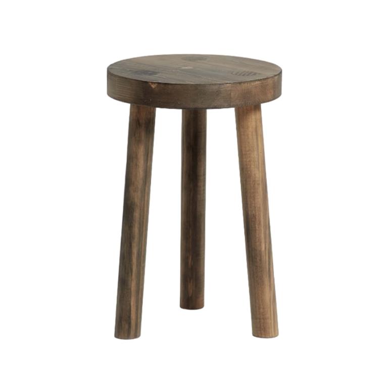 Tabouret en bois  marron