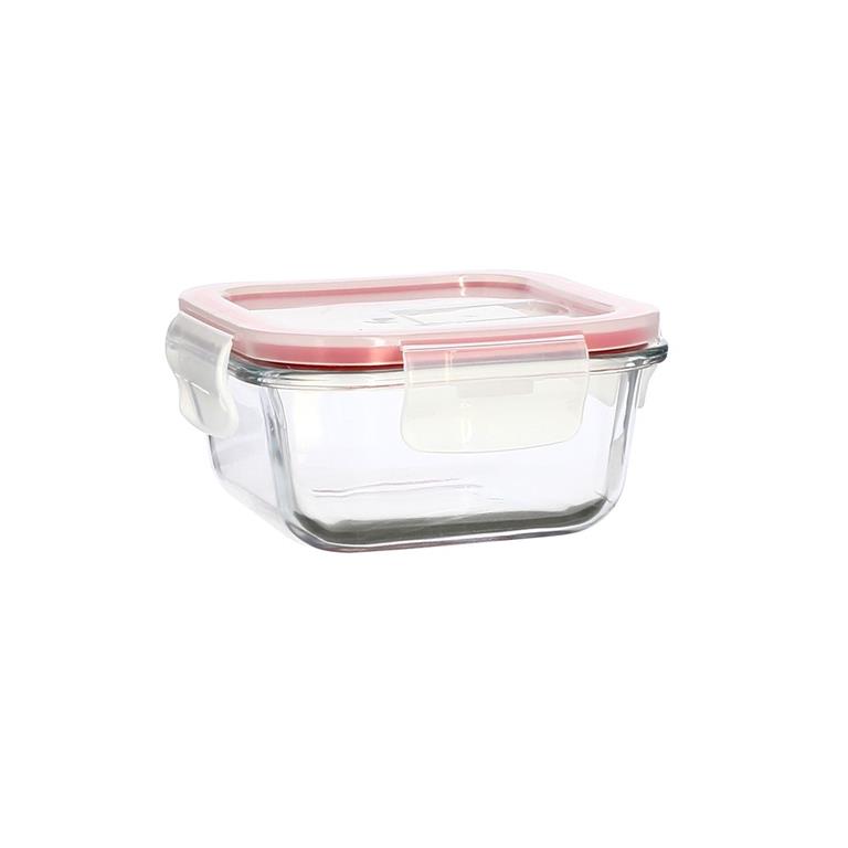 Boîte hermétique carré 310ml en verre