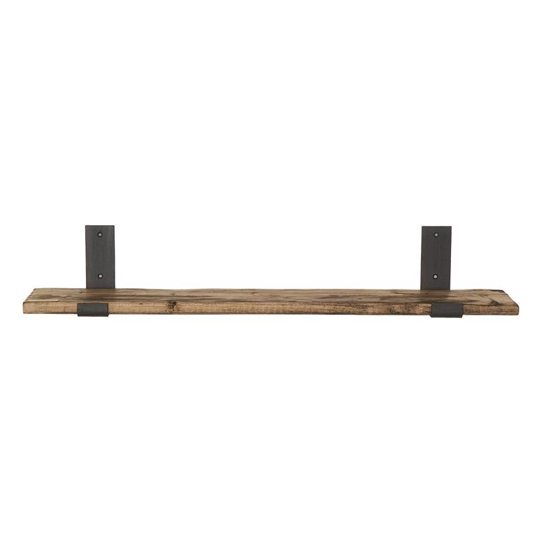 Etagère murale flottante en bois de couleur naturelle 80 cm