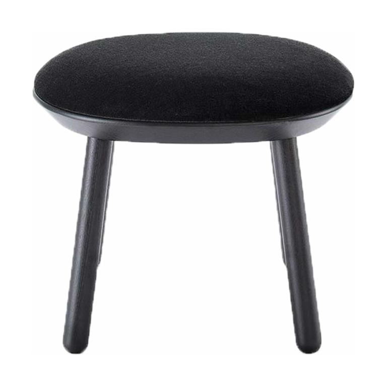 Tabouret en velours noir Naïve - Emko
