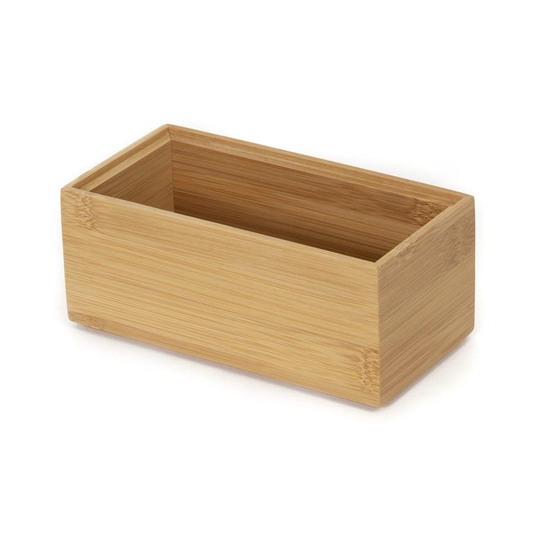 Boîte de rangement en bambou 15x7
