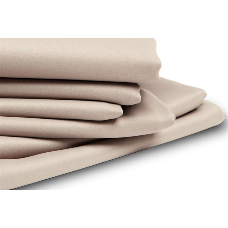 Rideau thermique occultant Galon fronceur Beige MC634 140x260