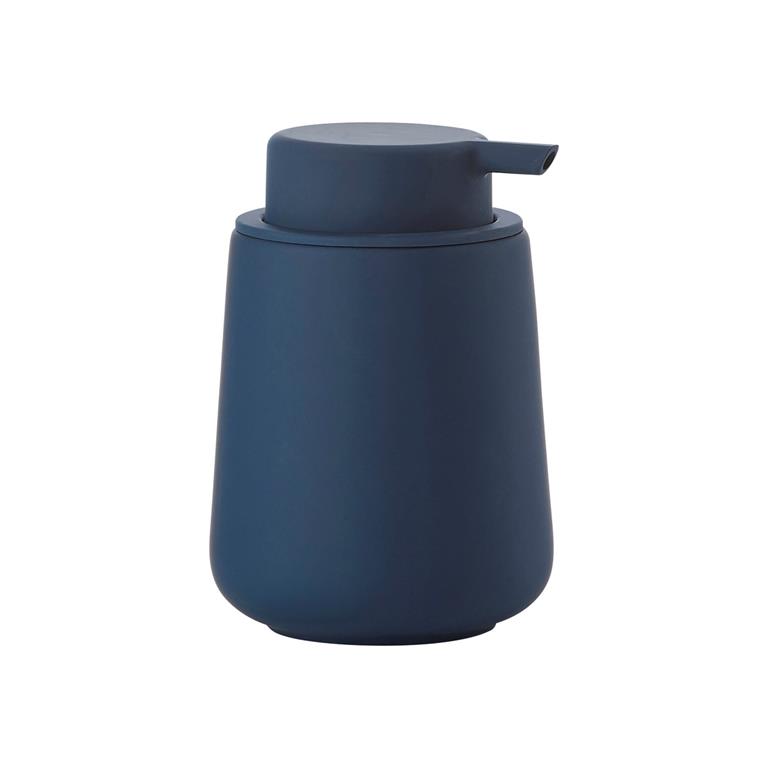 Distributeur de savon en argile bleu roi
