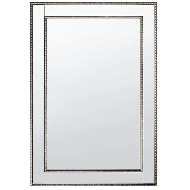 Miroir en matériaux synthétiques argenté 90x60