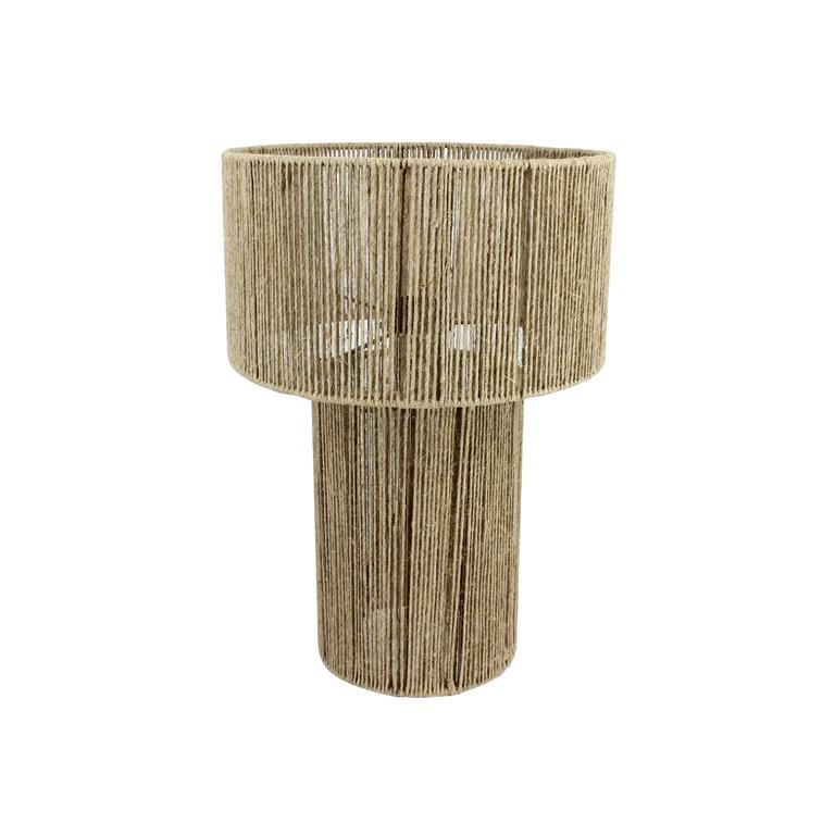 Lampe à poser en fil de lin h43cm