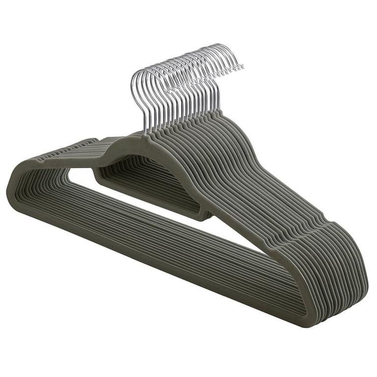 Lot de 20 Cintres Antidérapants en velours