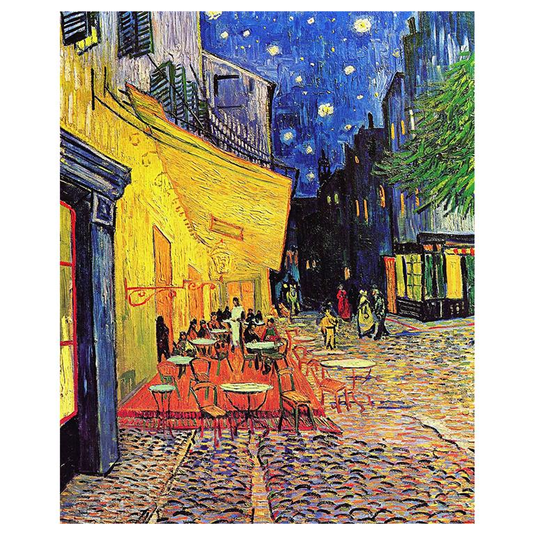 Tableau - Terrasse Du Café le Soir Vincent Van Gogh 80x100cm