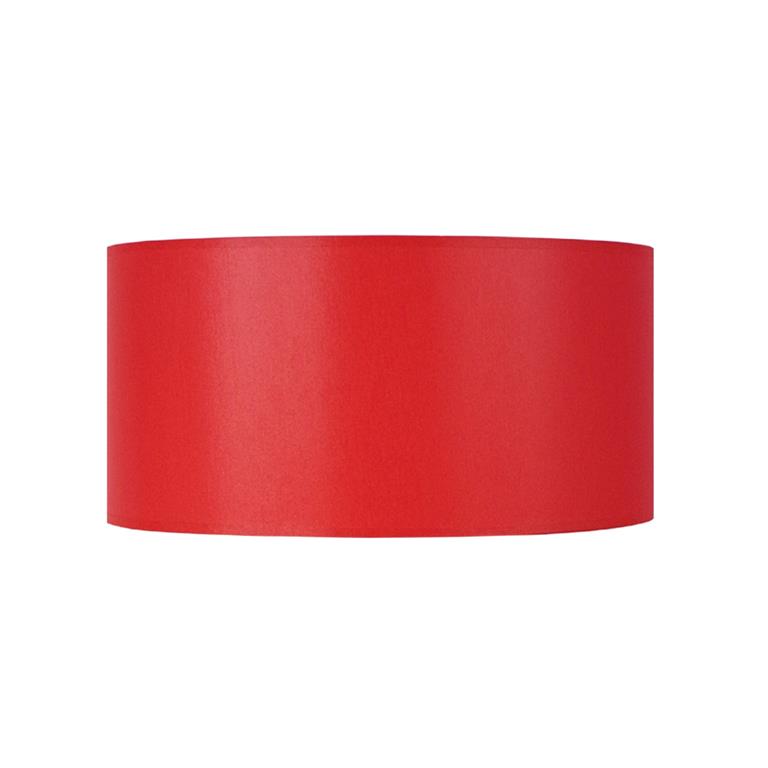 Abat-jour tissu rouge