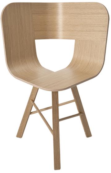 Chaise en chêne Design Tria Wood- Colé Italian Design Label