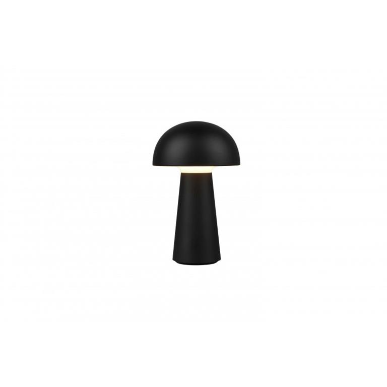 Lampadaire et lampe de jardin en plastique noir