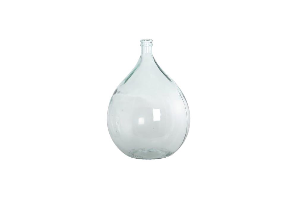 Vase en verre transparent H56