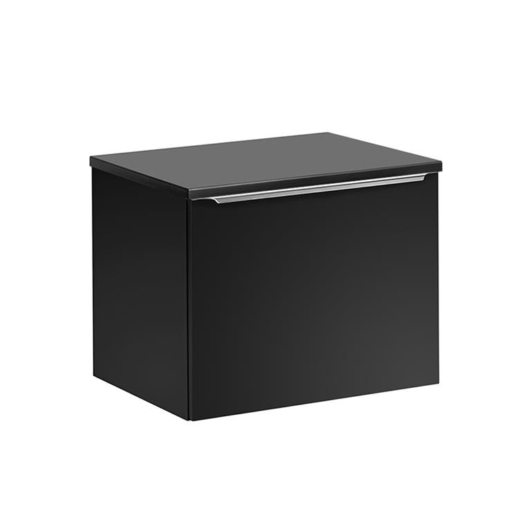 Meuble sous-vasque stratifiés noir