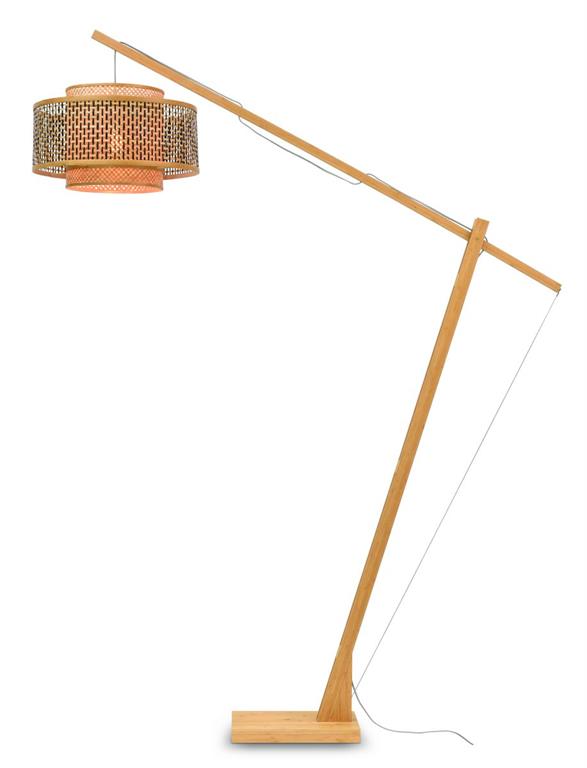 Lampadaire bambou naturel H207cm
