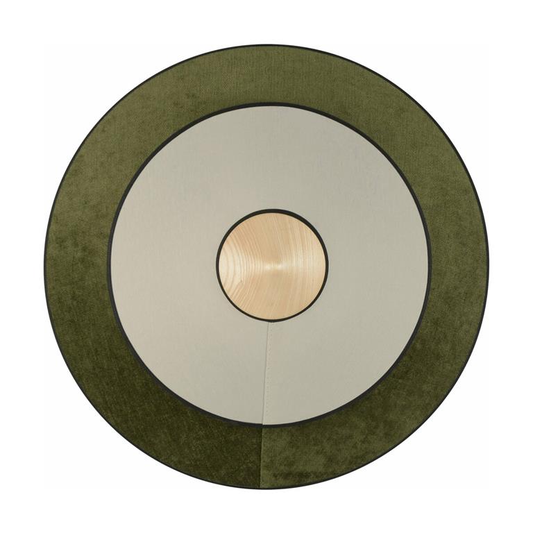 Applique murale en velours vert Evergreen 50 cm CYMBAL - Forestier